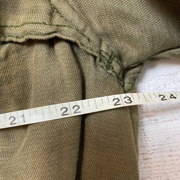 Free people oversize coat w/front pockets low cut collar one button close sz S - Picture 11 of 12